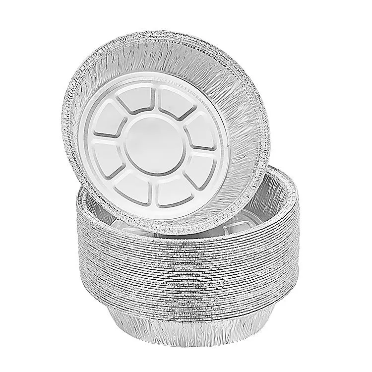 7 colių apvalūs folijos padėklai